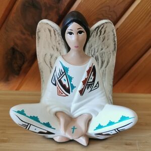 Handcrafted Navajo-Style Angel Figurine